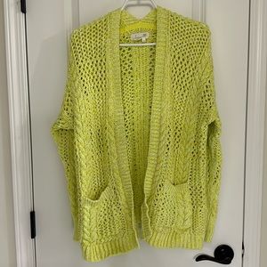 Anthropologie Neon Sweater